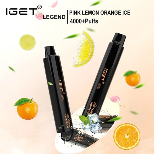 high quality iget legend 4000 puff disposable vape factory direct