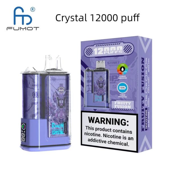 high quality randm crystal 12k puff disposable vape factory direct