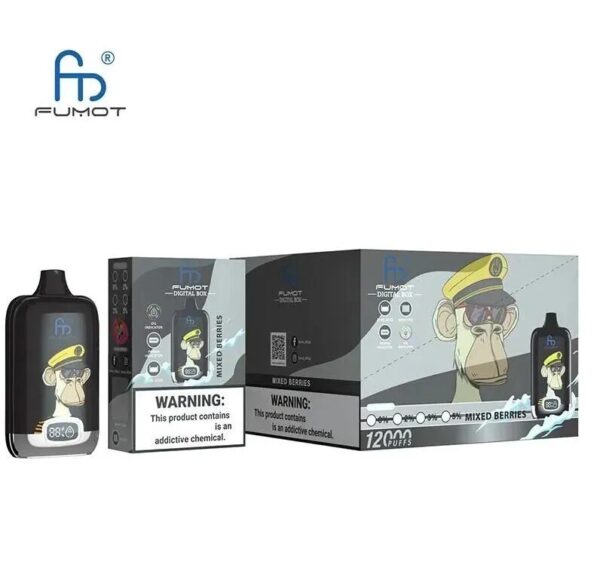 high quality fumot digital box 12k puff disposable vape factory direct