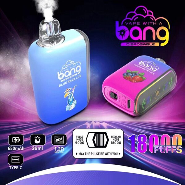 high quality bang rocket 18k puff disposable vape factory direct