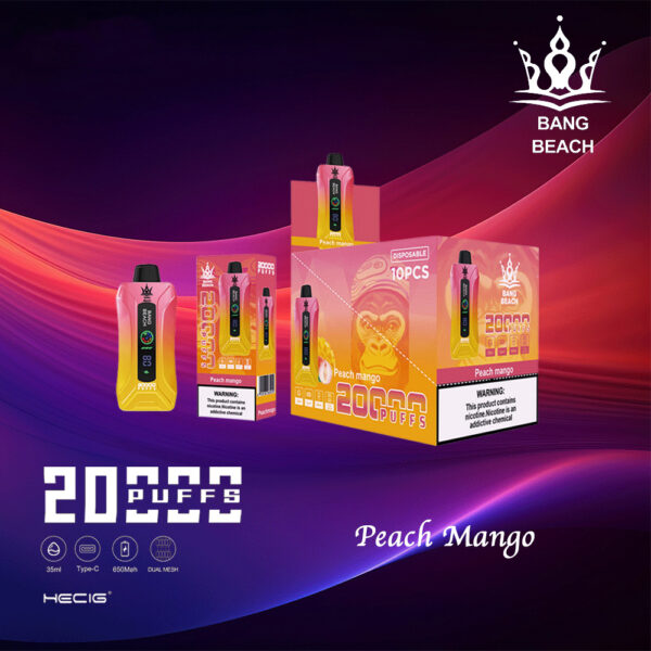 high quality bang beach 20000 puff disposable vape factory direct