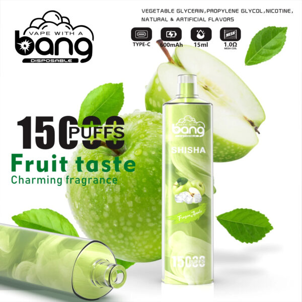 high quality bang shisha 15000 puff disposable vape factory direct