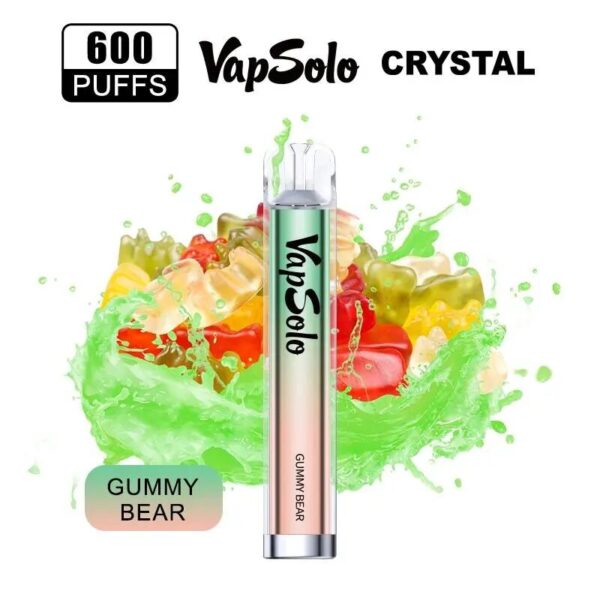 high quality vapsolo crystal(600 puffs tpd approved) puff disposable vape factory direct