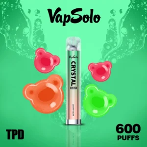 high quality vapsolo crystal puff disposable vape factory direct