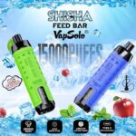 high quality vapsolo feed bar(15000 puffs) shisha puff disposable vape factory direct